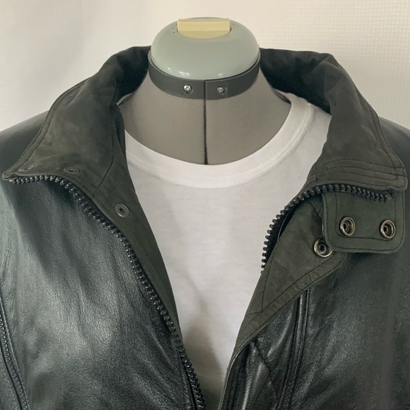 Vintage Wilson Leathers genuine 100% leather jacket Size XL - Picture 4 of 10
